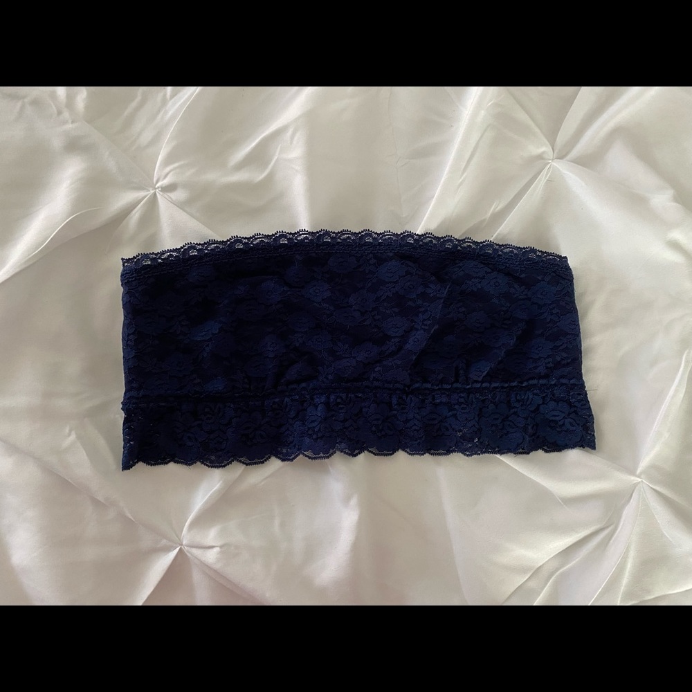 Victoria Secret PINK Navy lace bandeau